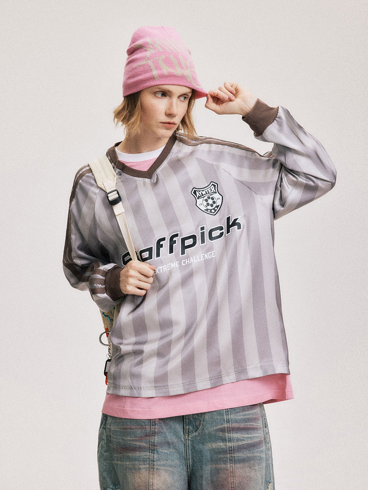 Vintage - Inspired Blokette Striped Long Sleeve Tee - COPPING THREADS - CT Select