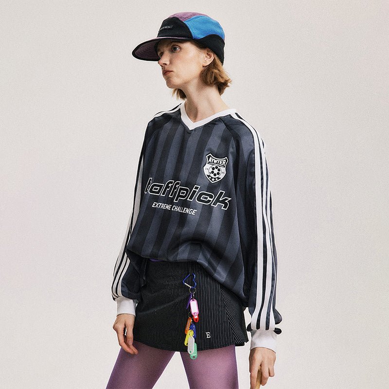 Vintage - Inspired Blokette Striped Long Sleeve Tee - COPPING THREADS - CT Select