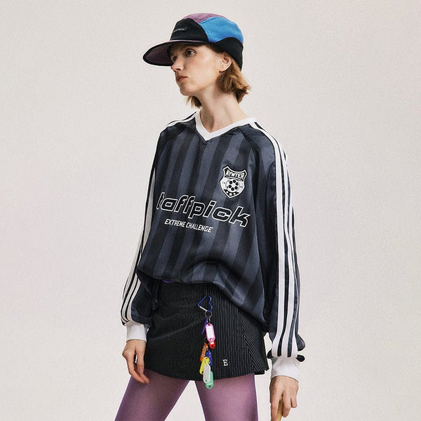 Vintage - Inspired Blokette Striped Long Sleeve Tee - COPPING THREADS - CT Select