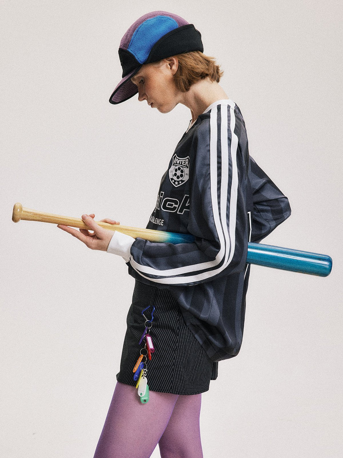 Vintage - Inspired Blokette Striped Long Sleeve Tee - COPPING THREADS - CT Select