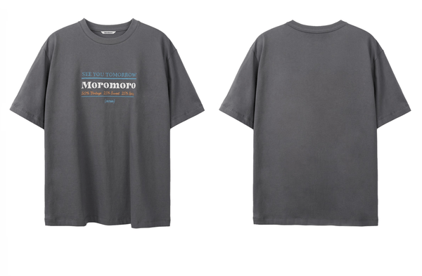 Vintage - Inspired Embroidered Lettering Tee - COPPING THREADS - MOROMORO