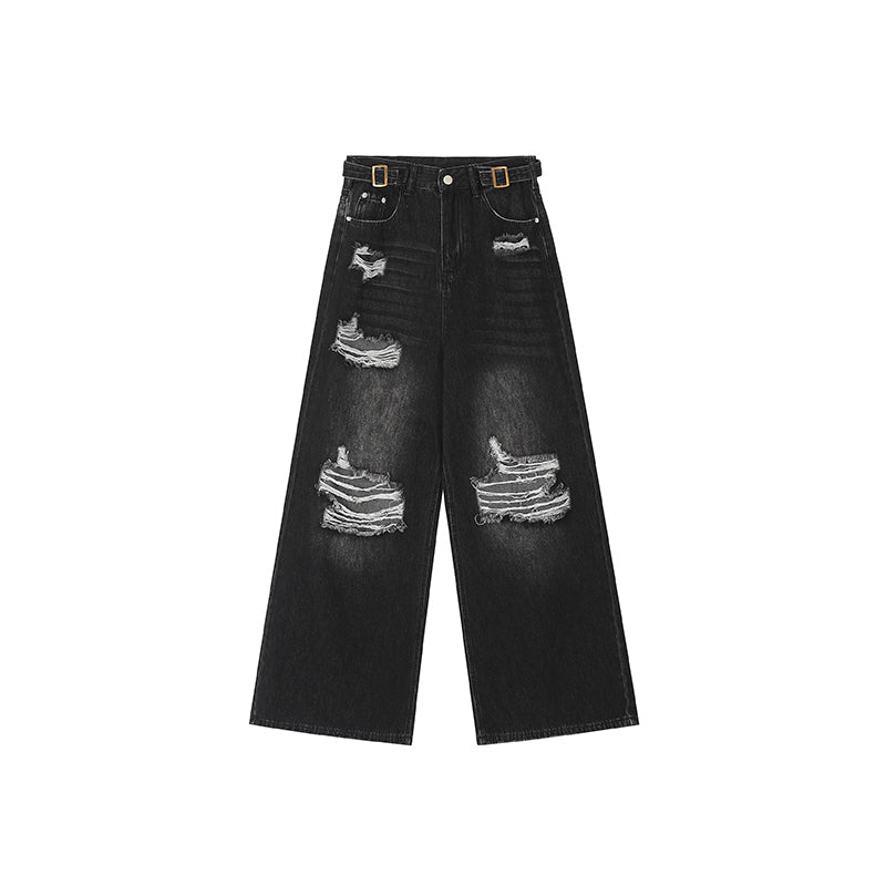 Vintage Irregular Distressed Denim - COPPING THREADS - RAYOHOPP