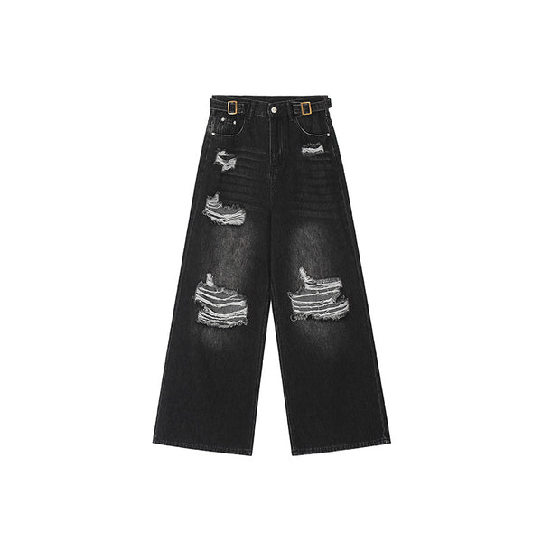 Vintage Irregular Distressed Denim - COPPING THREADS - RAYOHOPP