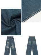 Vintage Irregular Distressed Denim - COPPING THREADS - RAYOHOPP