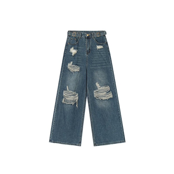 Vintage Irregular Distressed Denim - COPPING THREADS - RAYOHOPP