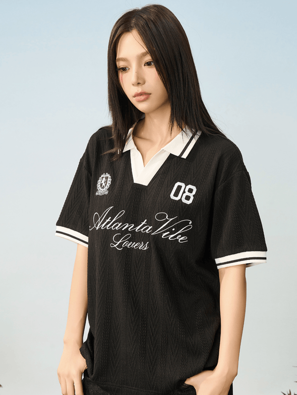 Vintage Knit - Texture Polo Shirt - COPPING THREADS - Harsh and Cruel