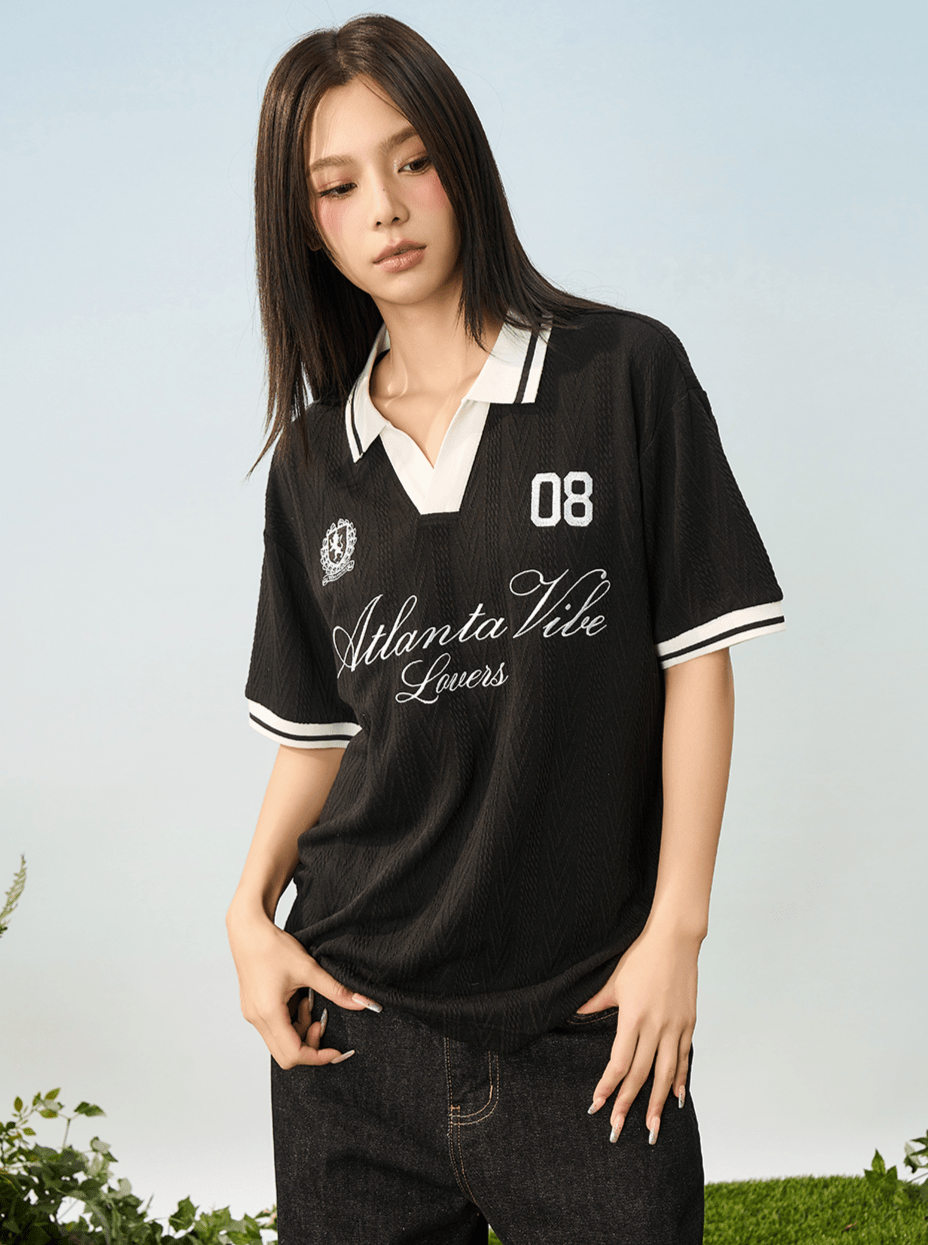 Vintage Knit - Texture Polo Shirt - COPPING THREADS - Harsh and Cruel