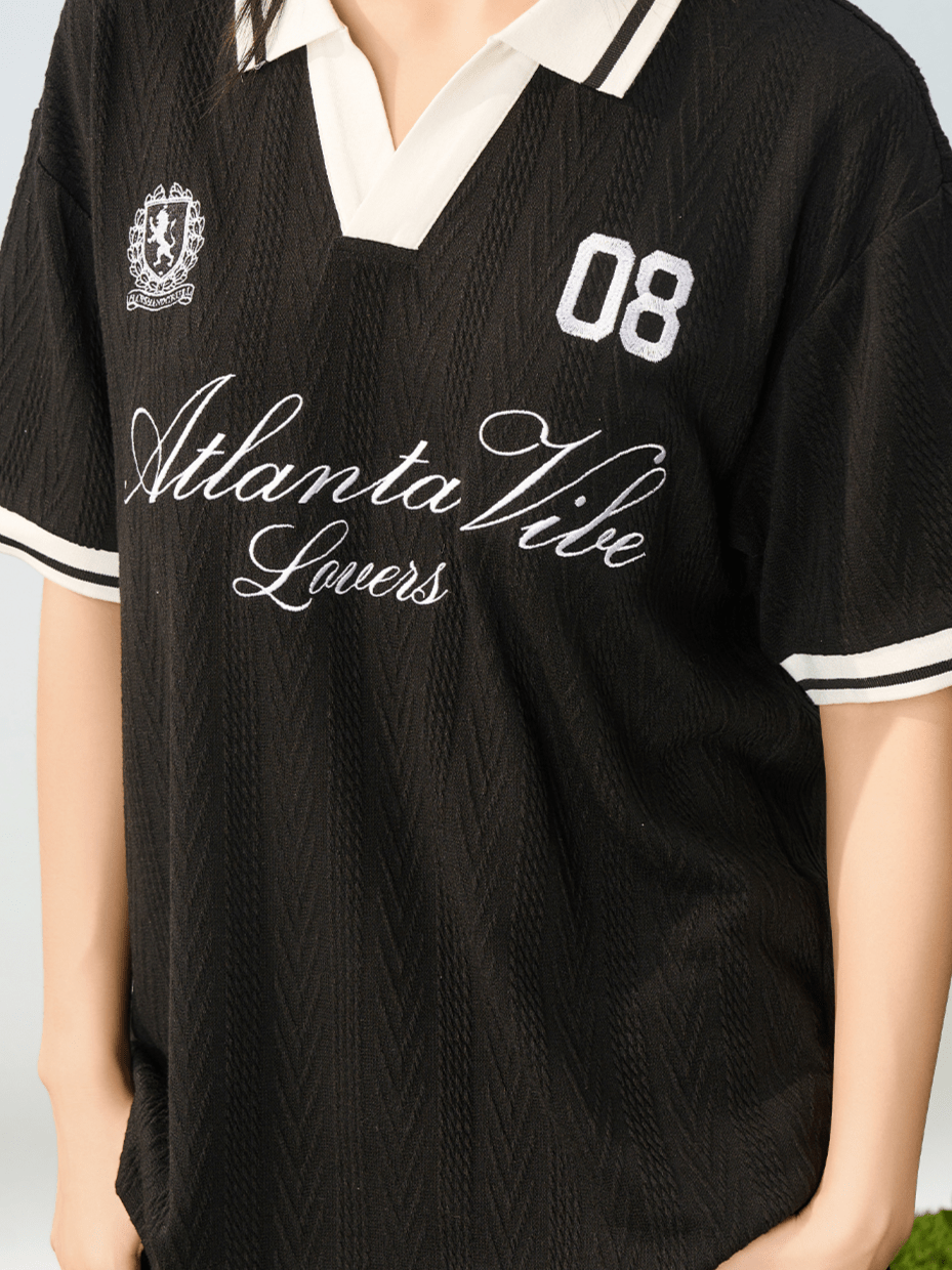 Vintage Knit - Texture Polo Shirt - COPPING THREADS - Harsh and Cruel