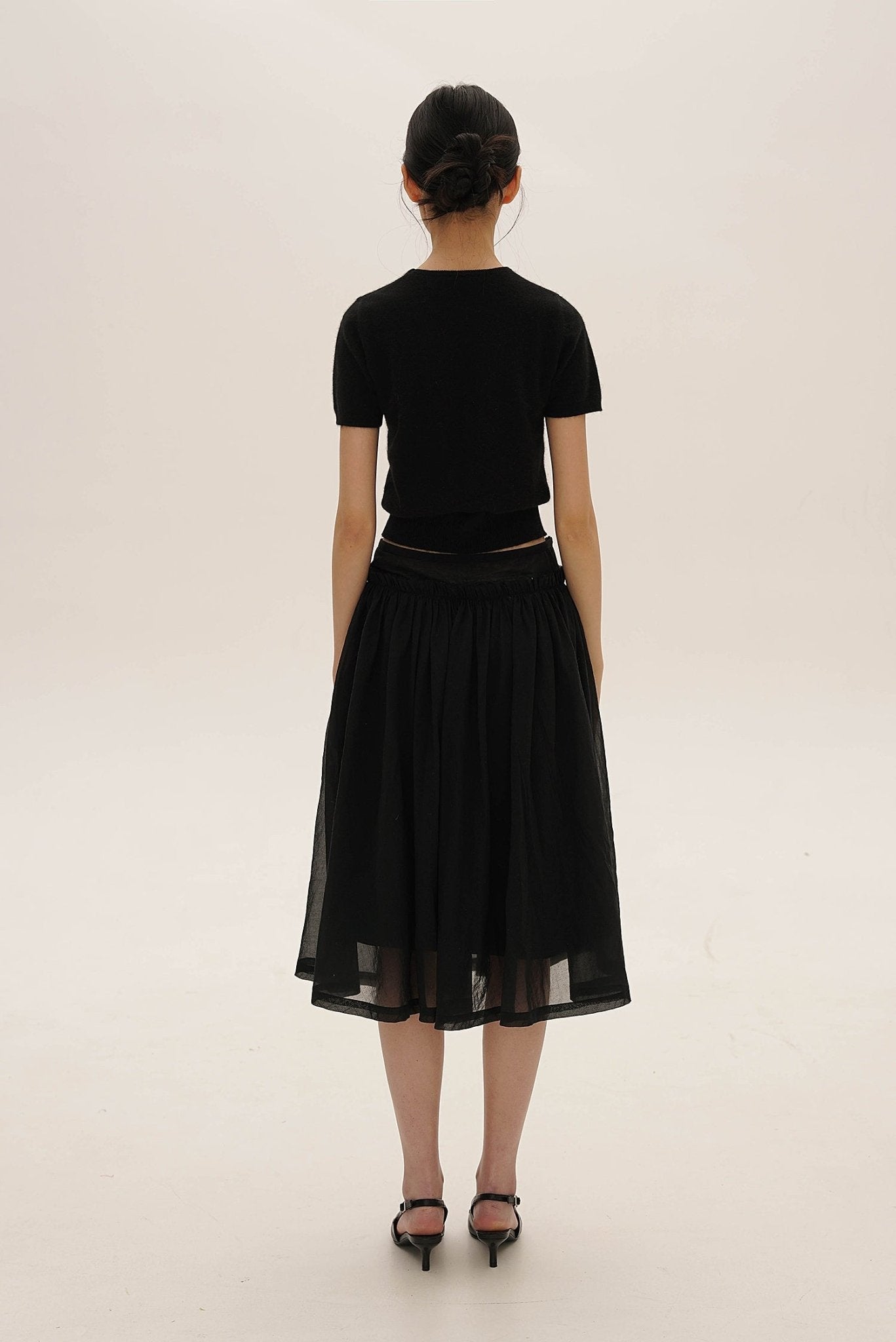 Vintage Knit Top with Pearl & Bow Embellishments - COPPING THREADS - MOROMORO