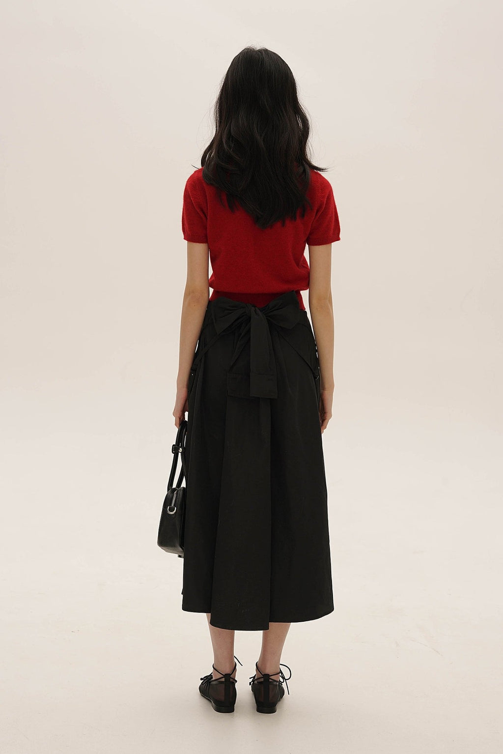 Vintage Knit Top with Pearl & Bow Embellishments - COPPING THREADS - MOROMORO