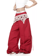 Vintage Lace Overlay Paratrooper Pants - COPPING THREADS - CT Select