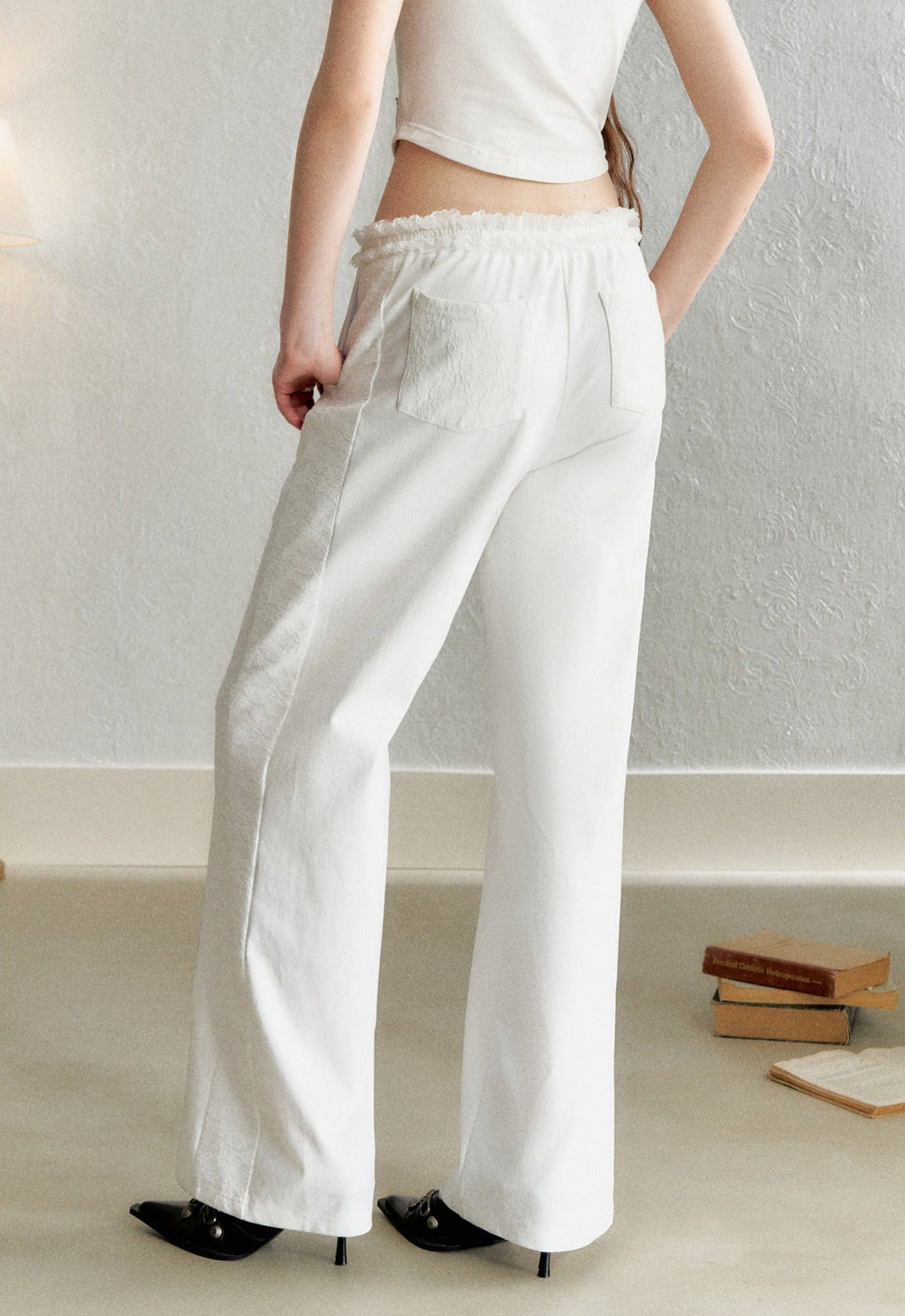 Vintage Lace Patchwork Trousers - COPPING THREADS - AYF