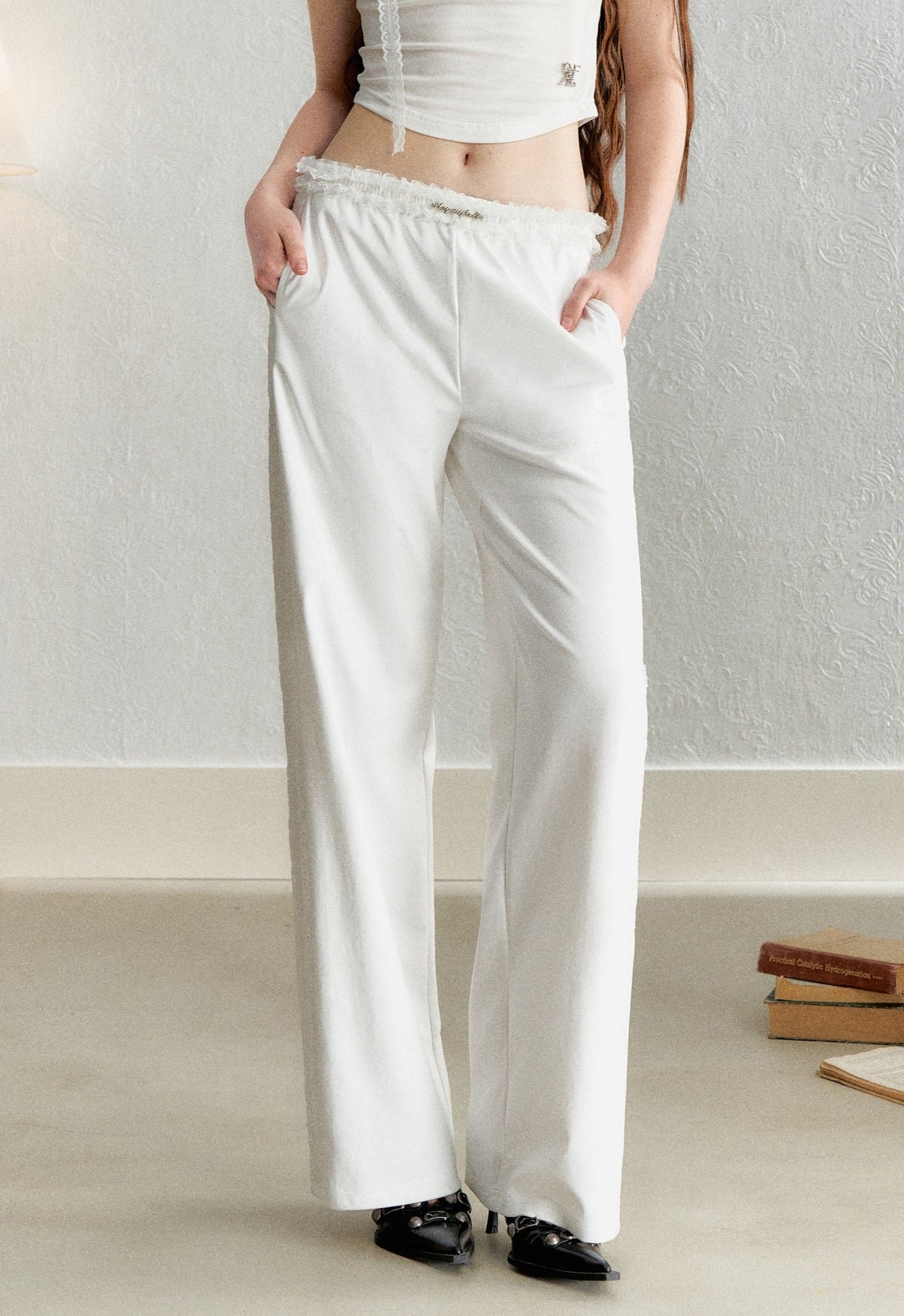 Vintage Lace Patchwork Trousers - COPPING THREADS - AYF Hauptbild