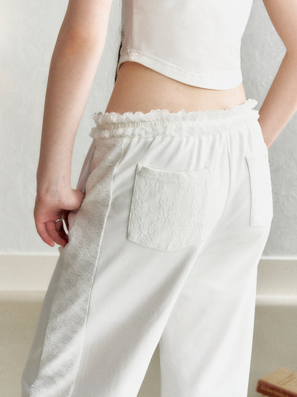 Vintage Lace Patchwork Trousers - COPPING THREADS - AYF