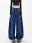 Vintage Large Pockets Denim Cargo Pants - COPPING THREADS - CHICISLAND