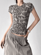 Vintage Leopard Fitted Tee - COPPING THREADS - CT Select