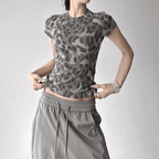 Vintage Leopard Fitted Tee - COPPING THREADS - CT Select