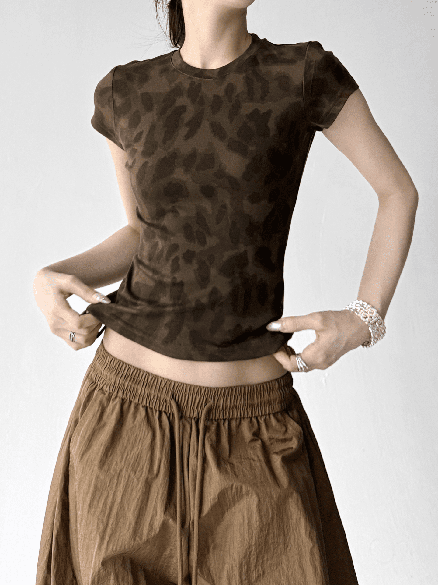 Vintage Leopard Fitted Tee - COPPING THREADS - CT Select