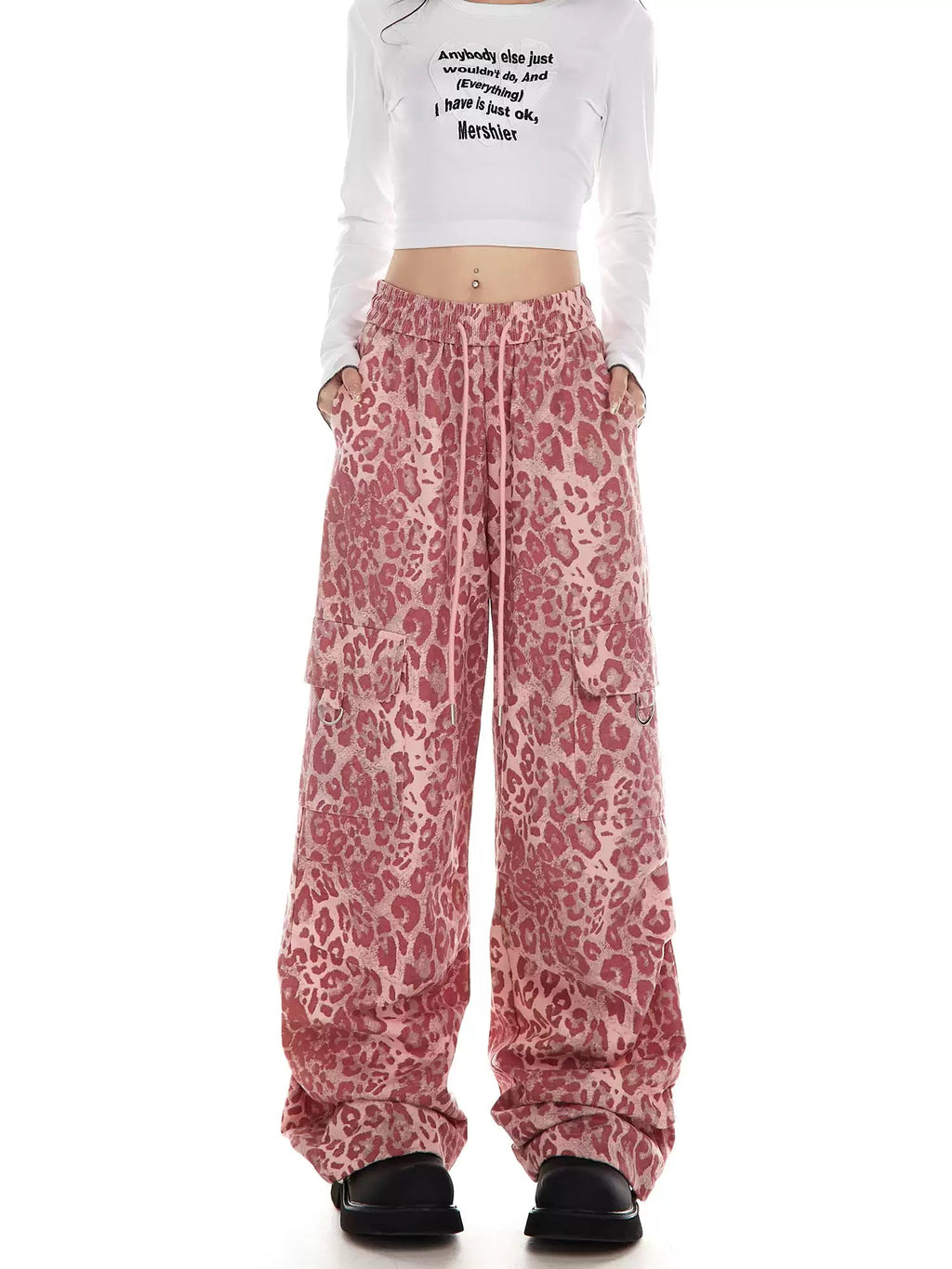 Vintage Leopard Print Cargo Pants - COPPING THREADS - CHICISLAND