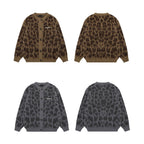 Vintage Leopard Print Knit Cardigan - COPPING THREADS - CHICISLAND