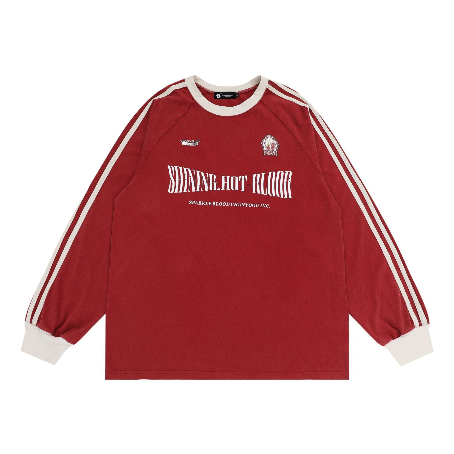 Vintage Letter Print Long Sleeve Tee - COPPING THREADS - CHICISLAND