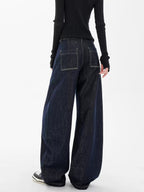 Vintage Loose Fit Wide - Leg Denim - COPPING THREADS - CHICISLAND