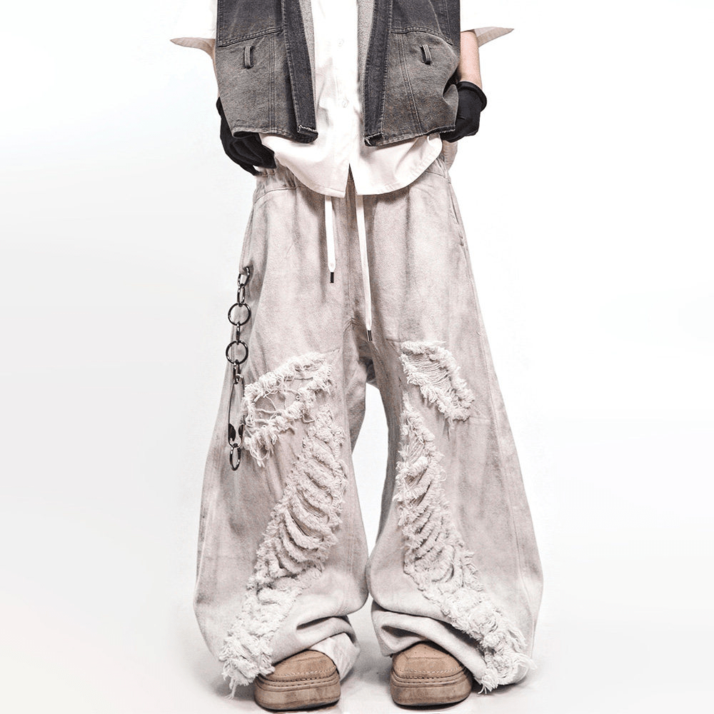 Vintage Mud - Dyed Washed Baggy Jeans - COPPING THREADS - CT Select