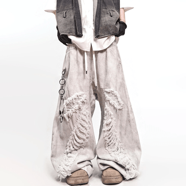 Vintage Mud - Dyed Washed Baggy Jeans - COPPING THREADS - CT Select