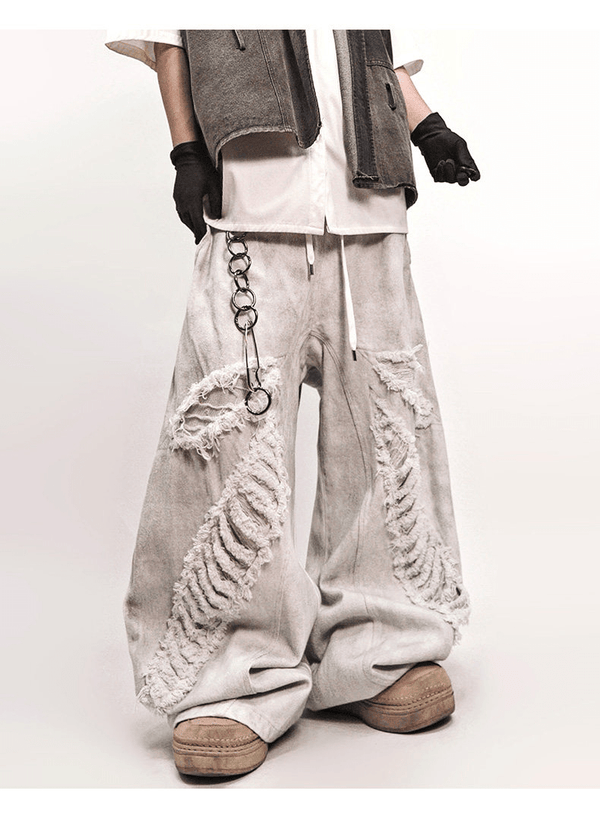 Vintage Mud - Dyed Washed Baggy Jeans - COPPING THREADS - CT Select