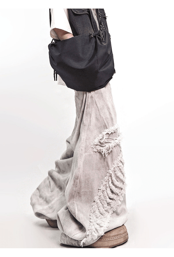 Vintage Mud - Dyed Washed Baggy Jeans - COPPING THREADS - CT Select