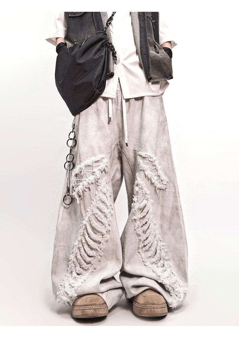 Vintage Mud - Dyed Washed Baggy Jeans - COPPING THREADS - CT Select