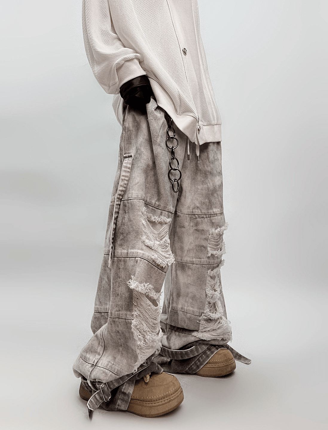 Vintage Mud - Dyed Washed Baggy Jeans - COPPING THREADS - CT Select