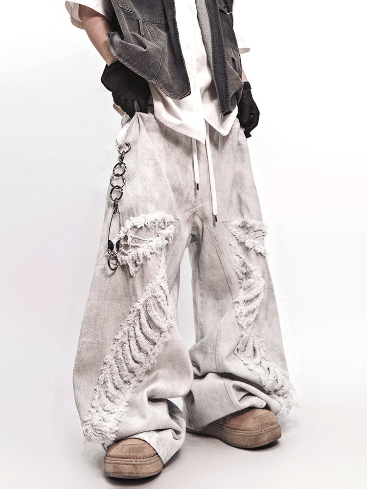 Vintage Mud-Dyed Washed Baggy Jeans Secondary image