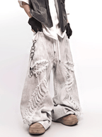 Vintage Mud - Dyed Washed Baggy Jeans - COPPING THREADS - CT Select