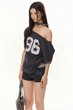 Vintage Off - Shoulder 96 Graphic Tee - COPPING THREADS - CT Select