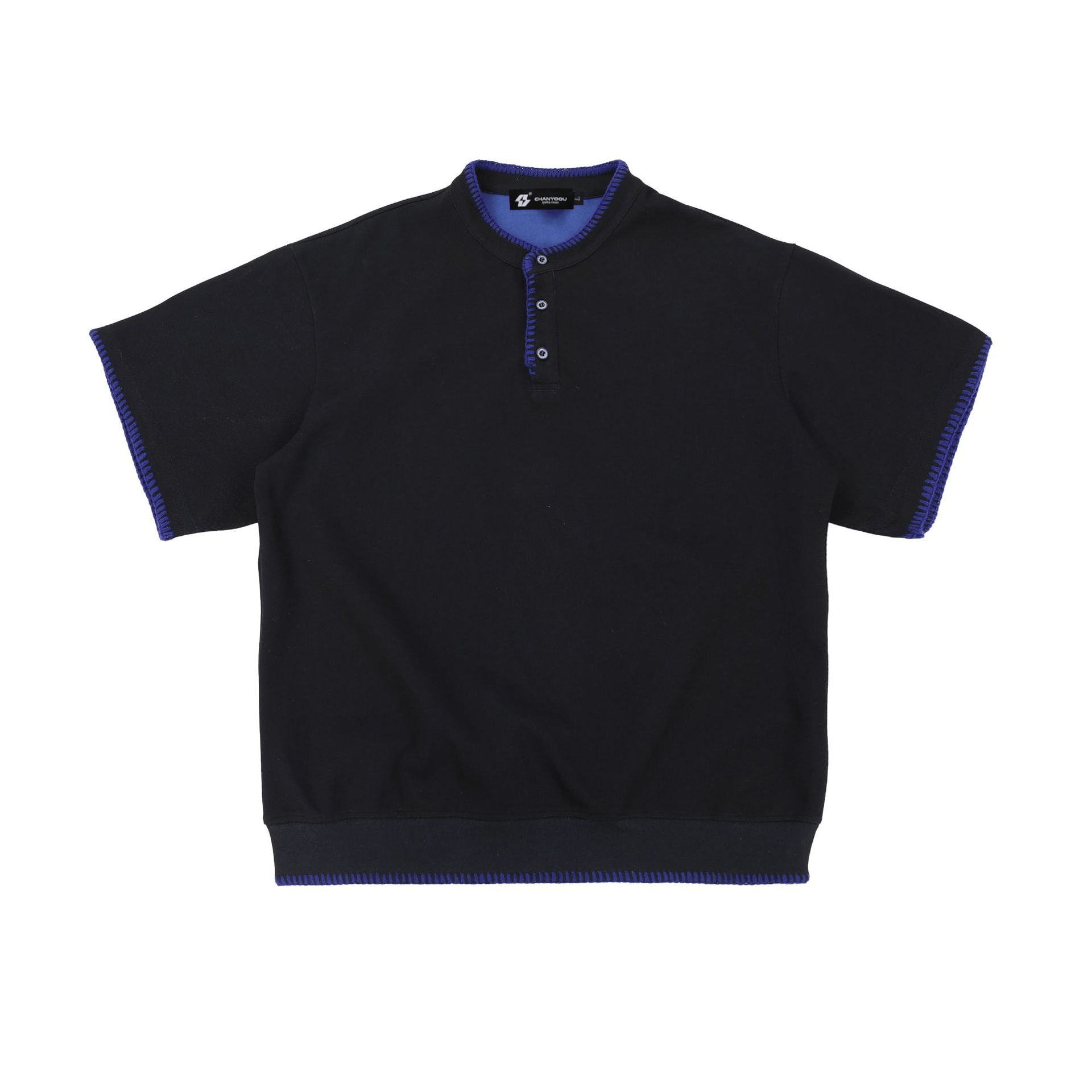 Vintage Old Money Knit Henley Shirt - COPPING THREADS - CT Select