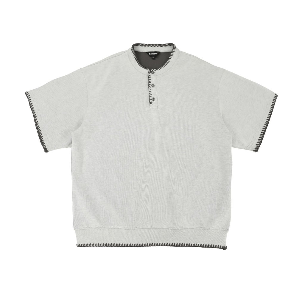 Vintage Old Money Knit Henley Shirt - COPPING THREADS - CT Select