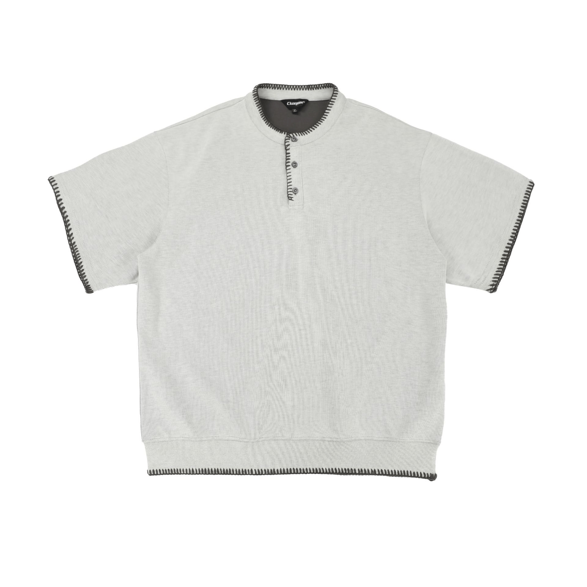 Vintage Old Money Knit Henley Shirt - COPPING THREADS - CT Select