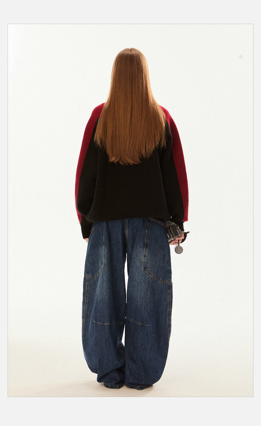 Vintage Oversized Pocket Curved Knife - Cut Denim - COPPING THREADS - CHICISLAND