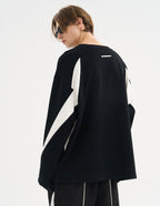 Vintage Patchwork Round Neck Long Sleeve Tee - COPPING THREADS - Harsh and Cruel