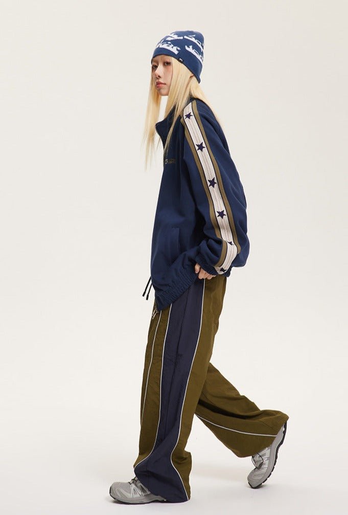 Vintage Patchwork Zipper Band Jacket - COPPING THREADS - CATTEE