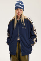 Vintage Patchwork Zipper Band Jacket - COPPING THREADS - CATTEE