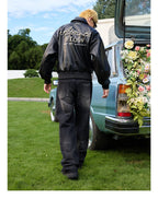 Vintage Pearl Embroidery Leather Jacket - COPPING THREADS - Harsh and Cruel