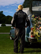 Vintage Pearl Embroidery Leather Jacket - COPPING THREADS - Harsh and Cruel