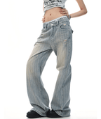 Vintage Pinstripe Washed Denim - COPPING THREADS - 0123Start