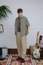 Vintage Plaid Collared Short Sleeve Shirt - COPPING THREADS - CT Select