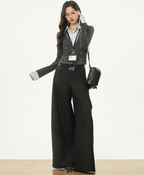 Vintage Plaid Contrast Knit Layered - Look Shirt - COPPING THREADS - WES1