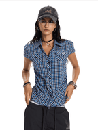 Vintage Plaid Fitted Shirt - COPPING THREADS - 0123Start