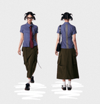 Vintage Plaid Fitted Short Sleeve Shirt - COPPING THREADS - Jikoo