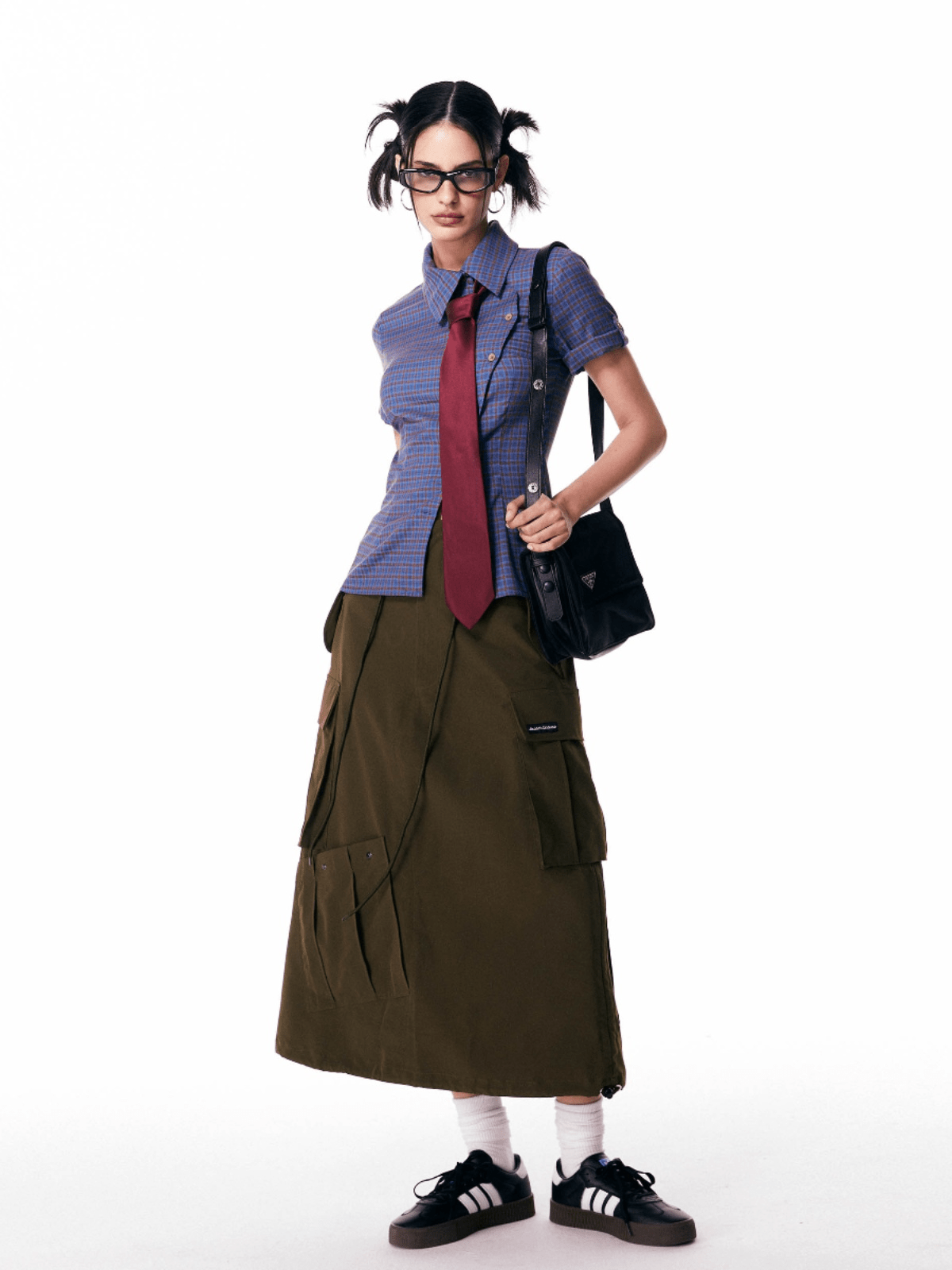 Vintage Plaid Fitted Short Sleeve Shirt - COPPING THREADS - Jikoo